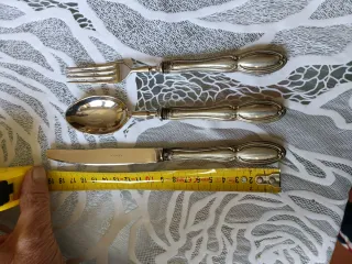 Posate Solingen Argento 800 Set 3 Pezzi