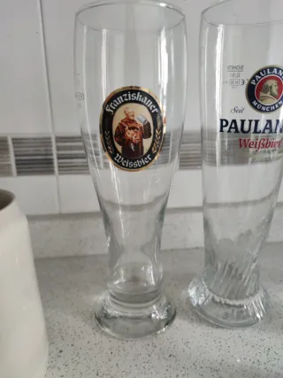 Lote 9 Vasos Cerveza (Paulaner, Lowenbrau...)