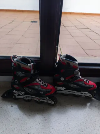 Patines Fila Fitness Rojos y Negros 43'5