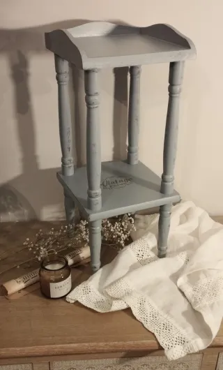 Estantería/Mesita Vintage de Madera