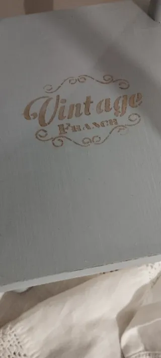 Estantería/Mesita Vintage de Madera