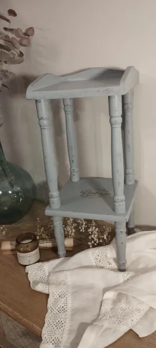 Estantería/Mesita Vintage de Madera