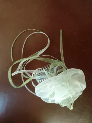 Vestido de comunión blanco + tocado