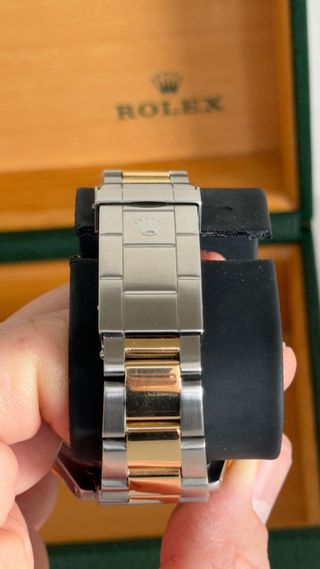 Rolex Submariner Date Mixto Azul/Oro