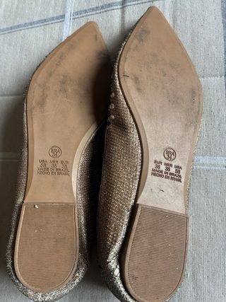 Bailarinas caladas con pedrería