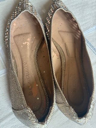 Bailarinas caladas con pedrería