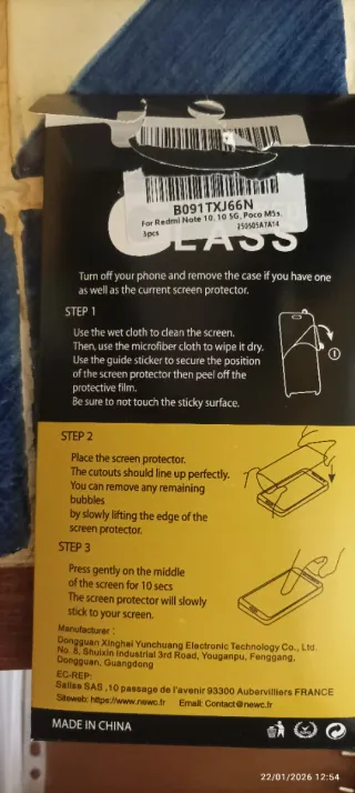 Protettore Schermo Xiaomi Redmi Note 10