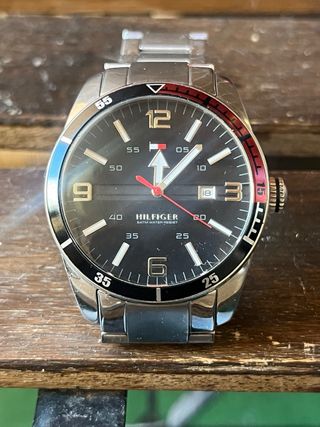 Reloj Tommy Hilfiger Hombre Negro/Plata