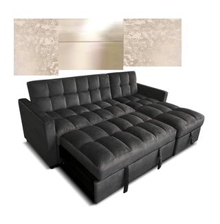 Sofá Cama Reversible Negro