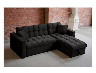 Sofá Cama Reversible Negro