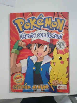 Álbum Cromos Pokémon Merlin completo