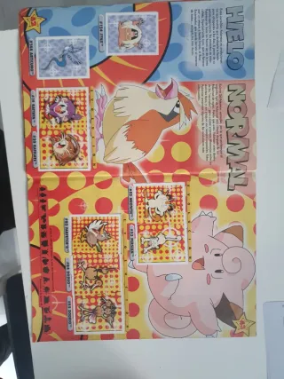 Álbum Cromos Pokémon Merlin completo