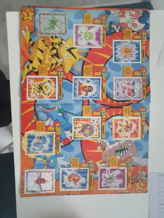 Álbum Cromos Pokémon Merlin completo