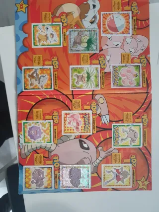 Álbum Cromos Pokémon Merlin completo