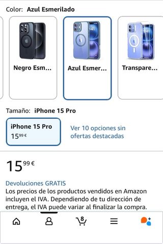 Pack Protección iPhone 15 Pro: ESR y Spigen