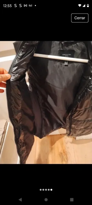 Nuevo cortefiel chaleco con capucha