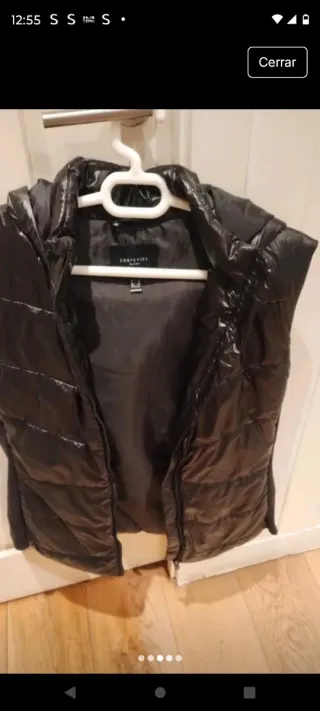 Nuevo cortefiel chaleco con capucha