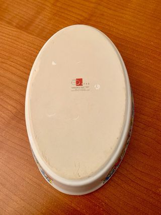 Pirofila D. Orea Italy Porcellana Floreale