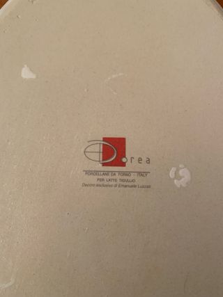 Pirofila D. Orea Italy Porcellana Floreale