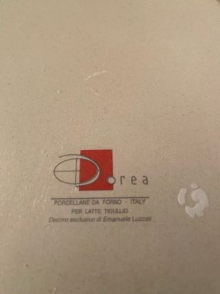 Pirofila D. Orea Italy Porcellana Floreale
