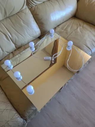 Espejo con luces LED 3 tonos tocador