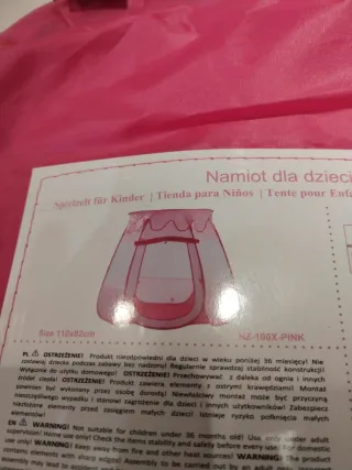Tenda/piscina palline bimba rosa