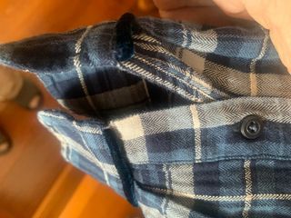 Camisa Massimo Dutti algodon cuadros T 36