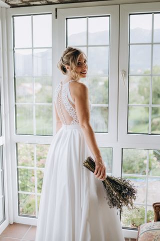 Vestido de Novia Blanco Único
