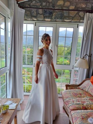 Vestido de Novia Blanco Único