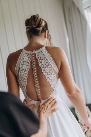 Vestido de Novia Blanco Único