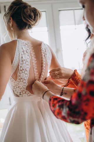 Vestido de Novia Blanco Único