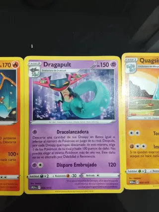 Cartas Pokémon: Charizard, Rayquaza, Dragapult