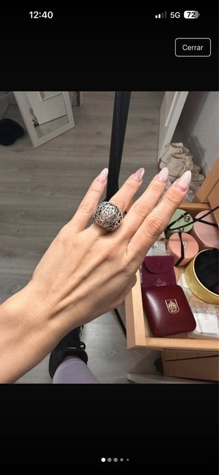 Anillo Tous Plata ( pequeño , talla 11)