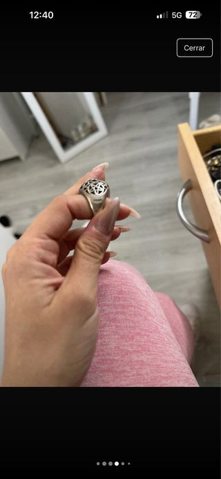 Anillo Tous Plata ( pequeño , talla 11)