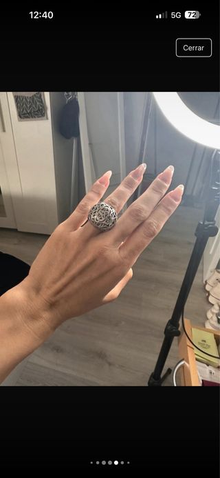 Anillo Tous Plata ( pequeño , talla 11)