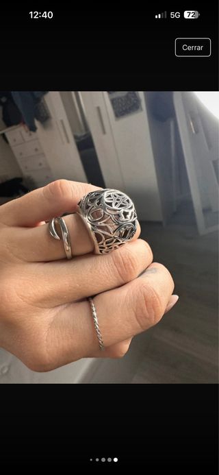 Anillo Tous Plata ( pequeño , talla 11)