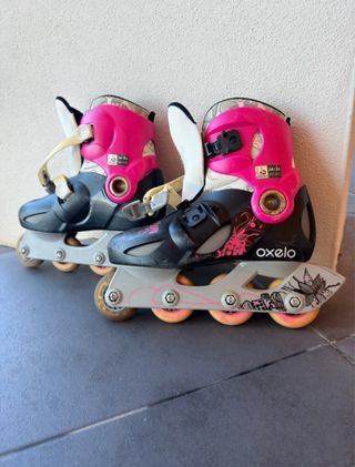 Patins Oxelo Rosa Tamanho 34-36