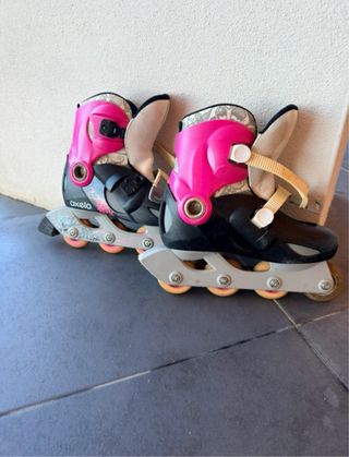 Patins Oxelo Rosa Tamanho 34-36