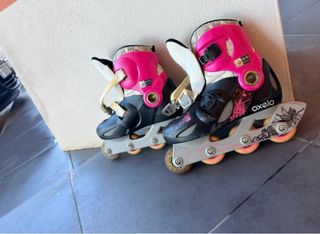 Patins Oxelo Rosa Tamanho 34-36