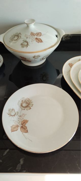 Vajilla de porcelana