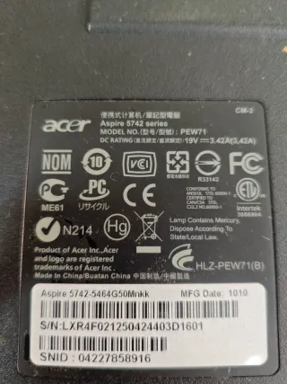 Placa Base Acer Aspire 5742