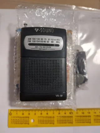 Radio V-SOUND AM/FM Portátil VS-18
