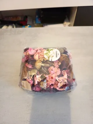 Flores secas decorativas para jarrón