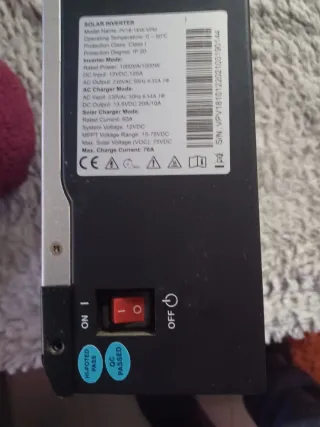 Convertidor Solar Plus Energy 1000w