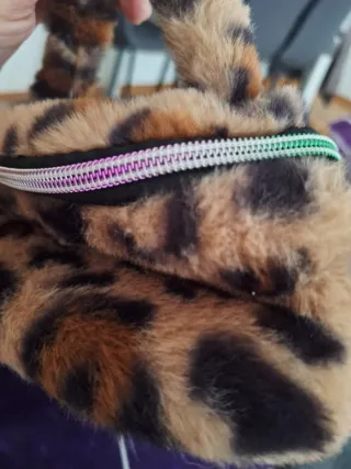 Neceser leopardo marrón