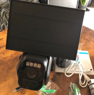 Câmara Vigilância Exterior 4K 8MP Solar