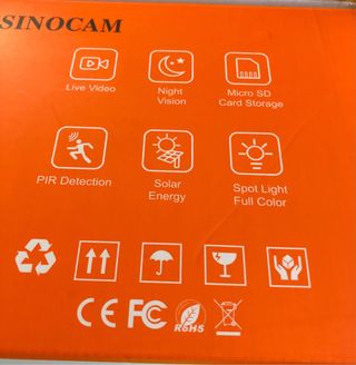 Câmara Vigilância Exterior 4K 8MP Solar