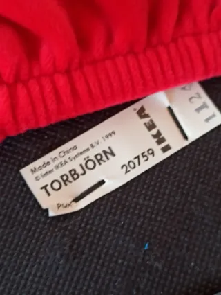 Silla escritorio TORBJÖRN Ikea roja como nueva