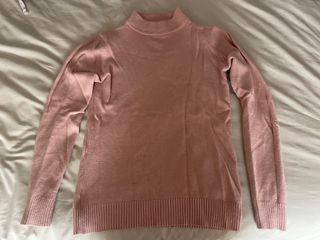 Jersey rosa cuello alto