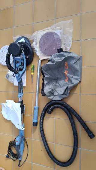 Lijadora de pared Handife modelo ZL225-CL con acce